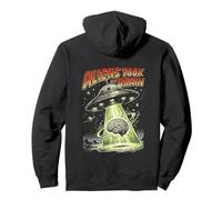 Extraterrestres tomaron mi Cerebro secuestro OVNI Retro Obra de Arte Sudadera con Capucha