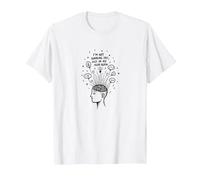Extravagante Daydreamer Thoughts Bubbles Art Camiseta, Hombre, Blanco, L