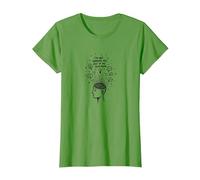 Extravagante Daydreamer Thoughts Bubbles Art Camiseta, Mujer, Hierba, L