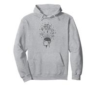 Extravagante Daydreamer Thoughts Bubbles Art Sudadera con Capucha, Unisex para Adultos, Gris Jaspeado, L