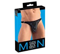 Extravagante Negro Tanga Von Svenjoyment Con Colorido Schillernder Front De
