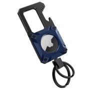 ExtreLife Llavero Air Tag, llavero resistente al agua, resistente a los arañazos, bloqueo seguro, protector para llaveros AirTag, accesorio para llaves y más, no incluido AirTag, color azul