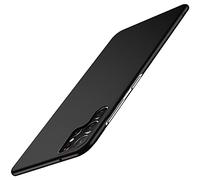 Extrem Dünn Kompatibel mit Samsung Galaxy S22 Ultra Hülle Slim Seidig-Mattes Kratzfest Handyhülle Schutzhülle Hardcase Anti-Fingerprint Case Cover Hardcase Samsung Galaxy S22 Ultra 6.8 Zoll Negro