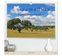 Extremadura - Unbekanntes Spanien (hochwertiger Premium Wandkalender 2026 DIN A2 quer), Kunstdruck in Hochglanz: Die Extremadura, das Herkunftslandand ... aus der Römerzeit bis in das Mittelalter.