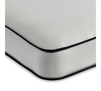 eXtreme comfort ltd Damask EasyClean Double Life - Colchón de doble cara con superficie plana para dormir para niños, sin espuma, resortes interiores y rellenos cómodos, tamaño individual, 90 x 190 cm