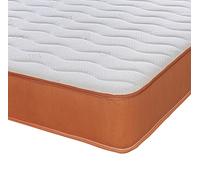eXtreme comfort ltd The Cooltouch Essentials - Colchón híbrido de 18 cm de Profundidad y Espuma viscoelástica, tamaño Doble pequeño de 120 cm x 190 cm, Color Naranja