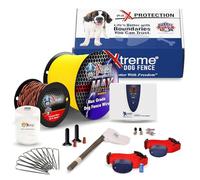 Extreme Dog Fence ProMax Grade - Kit de 2 perros con cable de 2000 pies - Collares duales, transmisor digital y sistema de contención de larga duración