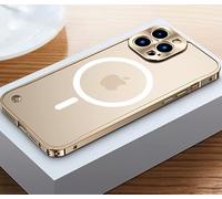 Extreme MagSafe - Carcasa de metal para iPhone 13 Pro Max (dorado)