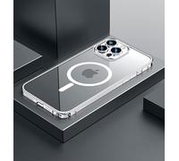 Extreme MagSafe Funda con marco de metal - iPhone 14 Pro (Plata)