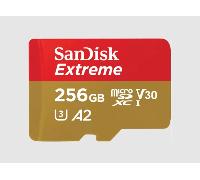 SanDisk Extreme 256 GB MicroSDXC UHS-I Clase 3