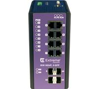 Extreme Networks ExtremeSwitching Industrial Ethernet Switches ISW 8GBP,4-SFP - Conmutador - Gestionado - 8 x 10/100/1000 (PoE+) + 4 x SFP - Montaje en carril DIN, Montaje en pared - PoE+ (240 W)
