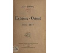 Extrême-orient 1931-1938 (ebook)