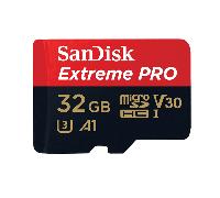SanDisk Extreme Pro 32GB 100MB/s c/adap - Tarjeta microSD
