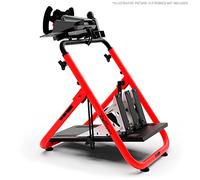 Extreme Sim Racing Wheel Stand Cockpit SXT V2 Racing Simulator - Soporte de rueda de carreras edición roja para Logitech G25, G27, G29, G920, G923, Thrustmaster y Fanatec - Cierres de rueda incluidos