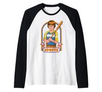 Extreme Sports Sarcastic Retro Vintage Funny Adult Humor Camiseta Manga Raglan
