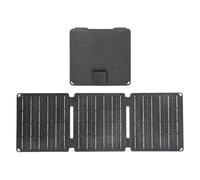 Extreme Transportable - Batería externa fotovoltaica de 21 W, panel de cristal único, salida de corriente alterativa USB para teléfonos, tabletas, mochileros, mochileros, crisis, fuente de