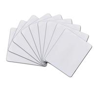 EXTREMEGRIPPRO 10 alfombrillas de ratón rectangulares en blanco para impresión de prensa de calor, con base de goma antideslizante para personalización, hogar, oficina, laptop e impresoras de