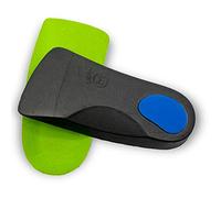 ExtremeGripPro Plantillas ortopédicas para fascitis plantar 3/4 de longitud para pies planos, fatiga, espalda baja, alivio del dolor de espalda, soporte de arco, caminar, correr, ejercicios, XL (11.5