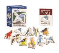 Extremely Accurate Birds Wooden Magnet Set: 10 Anatomically Precise Magnets (Rp Minis)