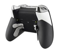 eXtremeRate Agarre de Goma para Xbox One Elite Accesorios Asa Izquierda Derecha Empuñadura Antideslizante Grip Mango de reemplazo Kit para Xbox One Elite Control-Modelo 1698 (Blanco)