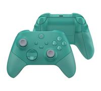 eXtremeRate ASR Versión Carcasa Completa Kit para Xbox Series X/S Mando, Botones y Grip con Topes de Gatillo Ergonómicos Placa Cubierta para Xbox Series X & S (Textura Diamante - Verde Azulado)
