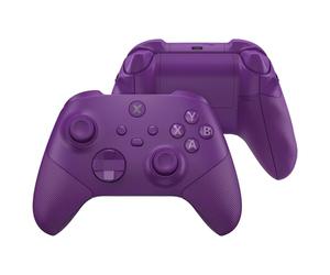eXtremeRate ASR Versión Carcasa Completa Kit para Xbox Series X/S Mando, Botones y Grip con Topes de Gatillo Ergonómicos Placa Cubierta para Xbox Series X & S (Textura Diamante - Púrpura Niebla)