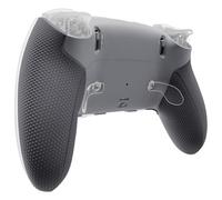 eXtremeRate Beyond ARC Carcasa Inferior Compatible con ps5 Edge Controller Placa Cubierta Trasera con Grip de Goma de Repuesto y Marco Decorativo para ps5 Edge Mando (New Hope Gray & Gris Clásico)
