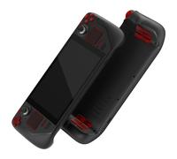 eXtremeRate Botones Completo Kit para Steam Deck LCD - Botones Frontales ABXY Cruceta Trackpad L R Gatillos Analógicos con Herramienta para Steam Deck - Consola NO Incluida (Rojo Claro)