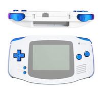 eXtremeRate Botones Completos para Gameboy Advance, Teclas de Repuesto A B L R D-Pad Select Start, Accesorios para GBA, Sin Consola Portátil, De Azul a Violeta