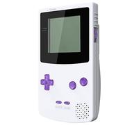 eXtremeRate Botones Completos para Gameboy Color, Teclas de Repuesto A B D-Pad Select Start, Accesorios para GBC, No Incluye Consola Portátil, Transparente Violeta