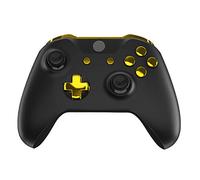 eXtremeRate Botones Completos para Xbox One S/X Botón de LB RB LT RT Bumpers Triggers Gatillos D-Pad ABXY Start Back Sync Botones con Herramientas para Xbox One S One X(Modelo 1708)-Oro Cromado