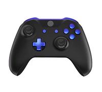 eXtremeRate Botones Completos para Xbox One S/X Botón de LB RB LT RT Bumpers Triggers Gatillos D-Pad ABXY Start Back Sync Botones con Herramientas para Xbox One S One X(Modelo 1708)-De Azul a Violeta