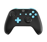 eXtremeRate Botones Completos para Xbox One X/S Botón de LB RB LT RT Bumpers Triggers Gatillos D-Pad ABXY Start Back Sync Botones con Herramientas para Xbox One X One S(Modelo 1708)-Cielo Azul