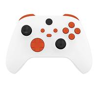 eXtremeRate Botones Completos para Xbox Series S X Control - Repuesto Botón de LB RB LT RT Bumpers Gatillos D-Pad ABXY Start Back Sync Compartir Teclas para Xbox Series X/S Mando (Naranja)