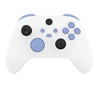 eXtremeRate Botones Completos para Xbox Series S X Control - Repuesto Botón de LB RB LT RT Bumpers Gatillos D-Pad ABXY Start Back Sync Compartir Teclas para Xbox Series X/S Mando (Violeta Claro)