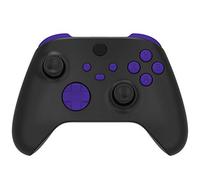 eXtremeRate Botones Completos para Xbox Series S X Control - Repuesto Botón de LB RB LT RT Bumpers Gatillos D-Pad ABXY Start Back Sync Compartir Teclas para Xbox Series X/S Mando (Violeta)
