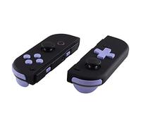 eXtremeRate Botones de D-Pad Versión para Nintendo Switch y OLED, Teclas de ABXY Dirección SR SL L R ZR ZL Gatillos, Resorte para Joycons (Compatible con eXtremeRate D-Pad Carcasa) - Violeta