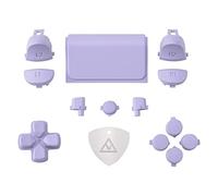 eXtremeRate Botones Mando PS4 Teclas de Repuesto D-Pad R1 L1 R2 L2 Disparador Botón Touchpad Home Share Acción Botón Opciones Kit para Mando Playstation 4 PS4 Slim PS4 Pro CUH-ZCT2(Violeta Claro)