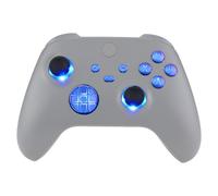 eXtremeRate Botones Multicolores Iluminados D-Pad Joysticks Start Back Sync y ABXY para Xbox Series X/S LED DTF V3 Kit con 7 Colores 9 Modos para Xbox Core Modelo 1914-SIN Mando(Símbolo-Camaleónica)