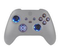 eXtremeRate Botones Multicolores Iluminados D-pad Joysticks Start Back Sync y ABXY para Xbox Series X/S LED DTF V3 Kit con 7 Colores 9 Modos para Xbox Core Modelo 1914-SIN MANDO(Símbolo-Marrón)