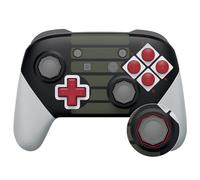 eXtremeRate Carcasa Agarre para Nintendo Switch Pro Joysticks Diseño Octagonal Funda DIY Reemplazo Cubierta Grip Shell para Nintendo Switch Pro Control-No Incluye Mando(Clásico NES)
