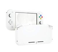 eXtremeRate Carcasa Compatible con Nintendo Switch Lite, Cubierta Completa de NSL Mando Portátil, Incluye Funda & Botones & Protector de Pantalla - Blanco