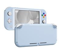 eXtremeRate Carcasa Compatible con Nintendo Switch Lite, Cubierta Completa de NSL Mando Portátil, Incluye Funda & Botones & Protector de Pantalla - Celeste