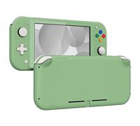 eXtremeRate Carcasa Compatible con Nintendo Switch Lite, Cubierta Completa de NSL Mando Portátil, Incluye Funda & Botones & Protector de Pantalla - Matcha Verde
