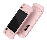 eXtremeRate Carcasa Compatible con Steam Deck LCD Accesorios Placa de Repuesto Cubierta Funda Case con Botones para Steam Deck Consola NO Incluida(Rosa)