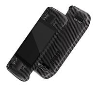 eXtremeRate Carcasa Compatible con Steam Deck LCD Accesorios Protectora Placa de Repuesto Cubierta Funda Case con Botones para Steam Deck-Consola NO Incluida(Fibra de Carbono)