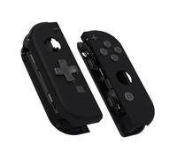 eXtremeRate Carcasa D-Pad Versión con Botones para Nintendo Switch & OLED Joycons, Cubierta Placa de Reemplazo con Herramientas - Sin Carcasa de Consola, Negro