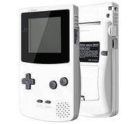eXtremeRate Carcasa de Repuesto para Game Boy Color (GBC), Compatible con OSD IPS, IPS Regular y LCD Estándar, Funda con Botones para Game Boy - No Incluye Consola ni Pantalla, Blanco
