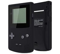 eXtremeRate Carcasa de Repuesto para Game Boy Color (GBC), Compatible con OSD IPS, IPS Regular y LCD Estándar, Funda con Botones para Game Boy - No Incluye Consola ni Pantalla, Negro