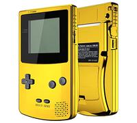 eXtremeRate Carcasa de Repuesto para Game Boy Color (GBC), Compatible con OSD IPS, IPS Regular y LCD Estándar, Funda con Botones para Game Boy - No Incluye Consola ni Pantalla, Dorado Cromo